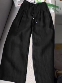Pantalón fluido de pernera ancha