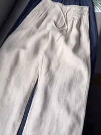 Pantalón fluido de pernera ancha