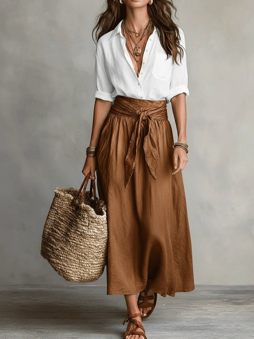 Conjunto Top y Falda Mid
