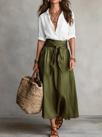 Conjunto Top y Falda Mid