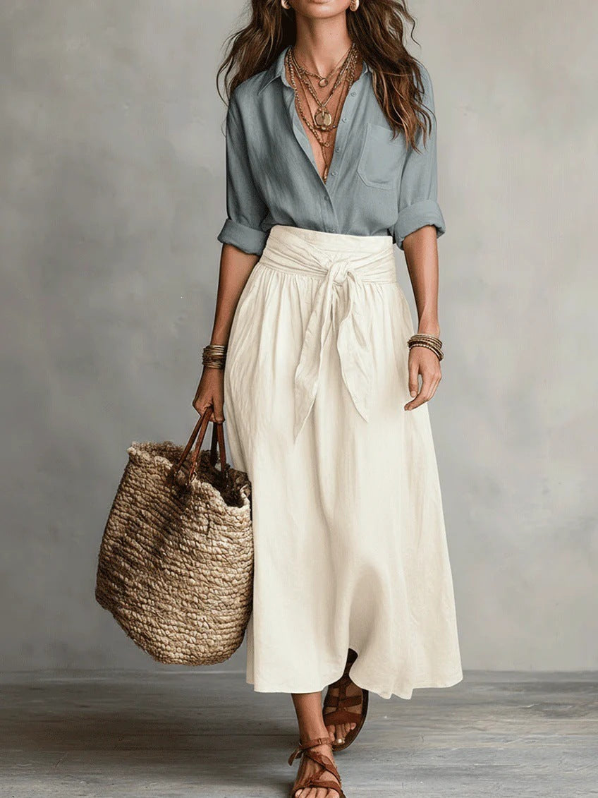 Conjunto Top y Falda Mid