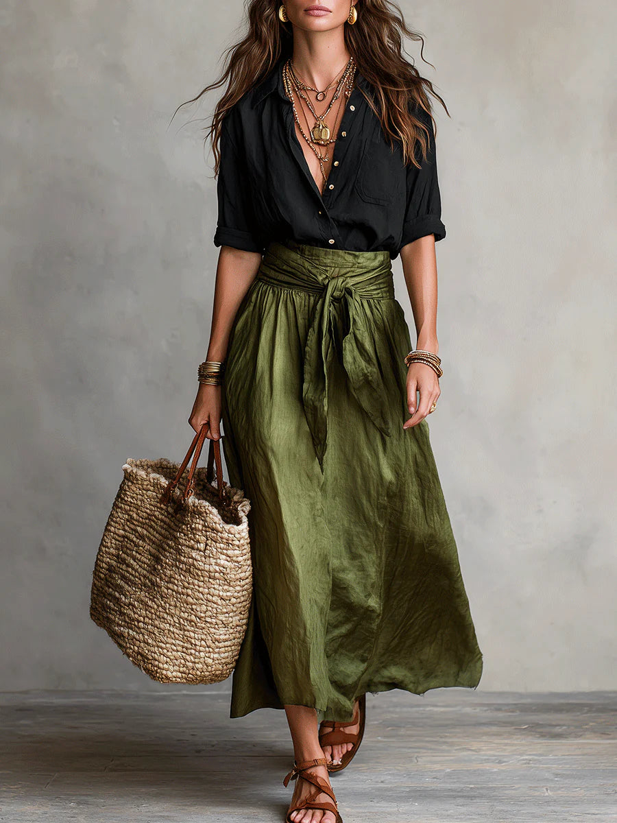 Conjunto Top y Falda Mid