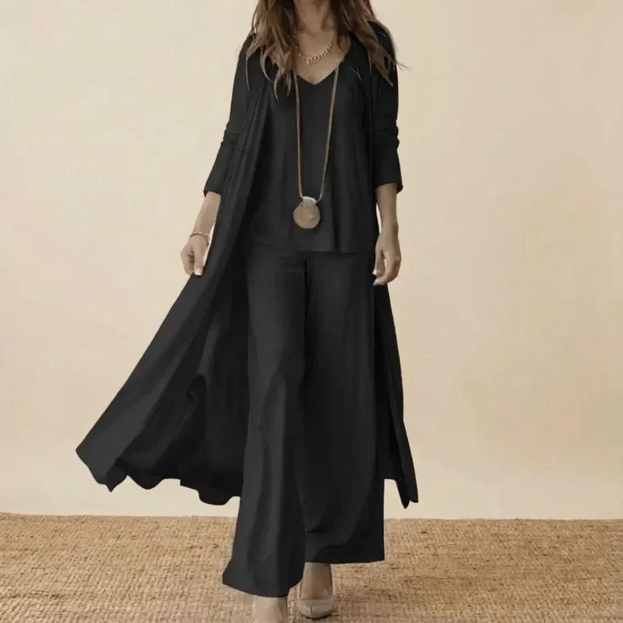 Conjunto chic de tres piezas