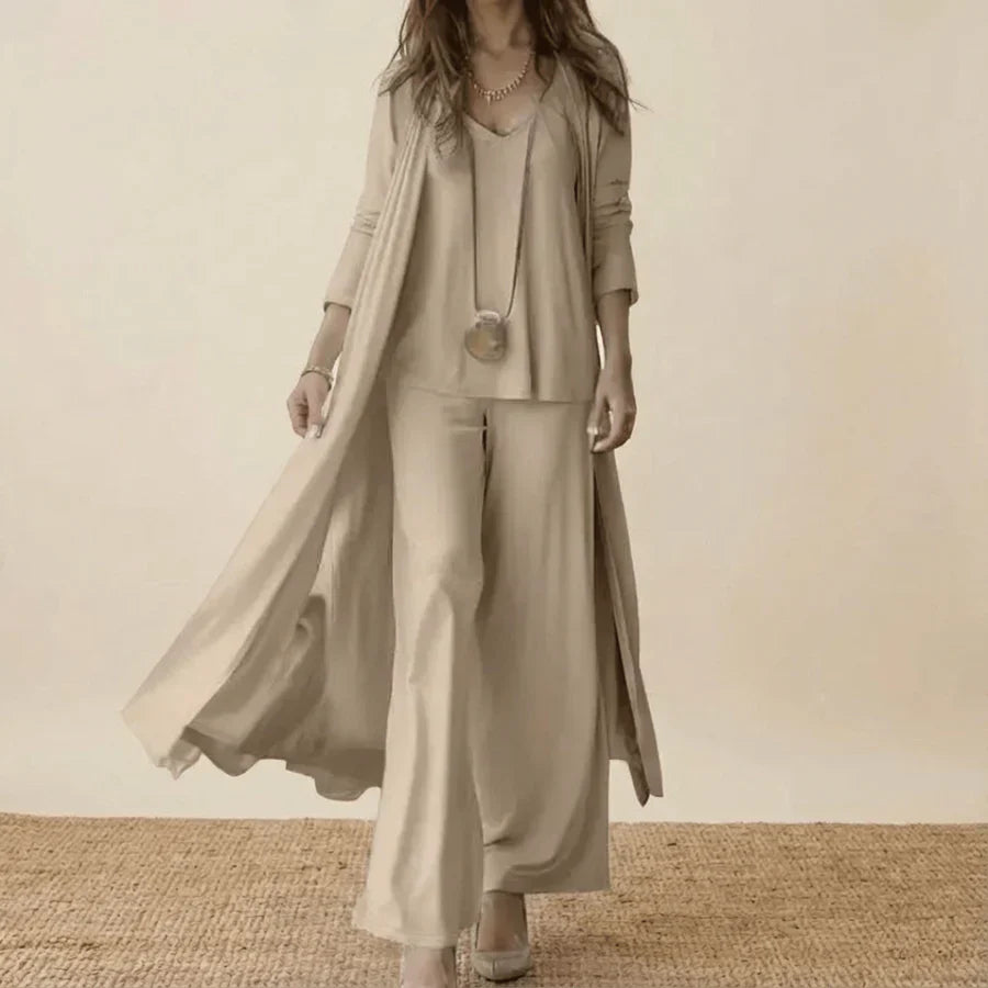 Conjunto chic de tres piezas