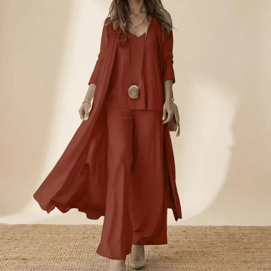 Conjunto chic de tres piezas