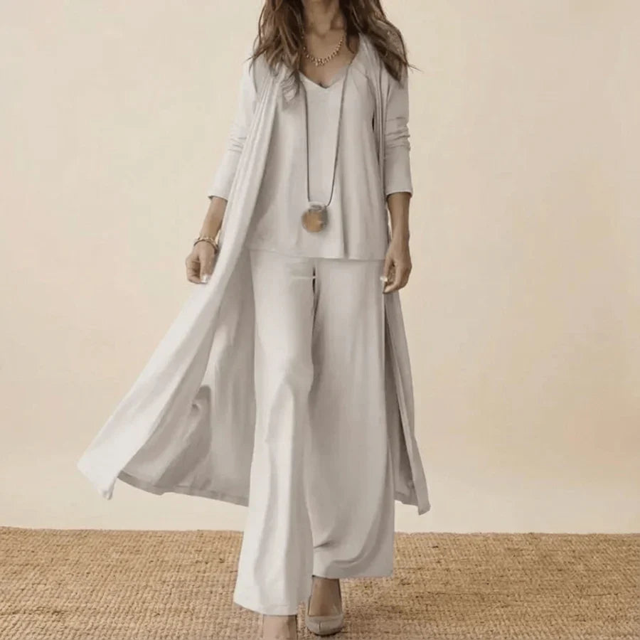 Conjunto chic de tres piezas
