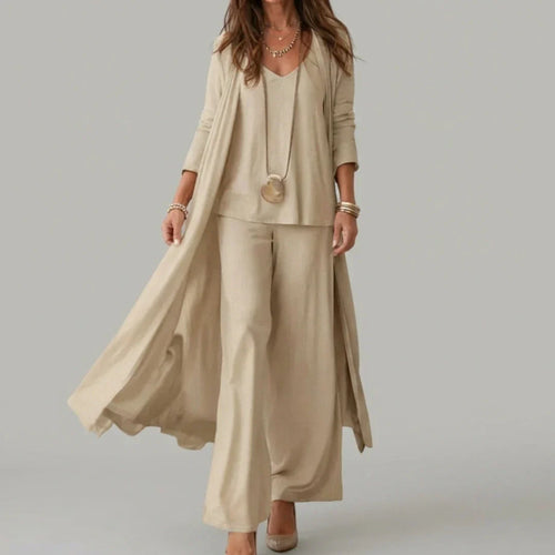 Conjunto chic de tres piezas