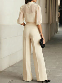 Conjunto elegante de tres piezas
