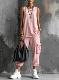 Conjunto casual de confort urbano